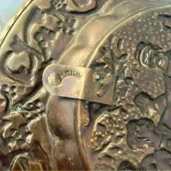 Set of Vintage Copper Plate Wall Decor - Picture 4 of 10